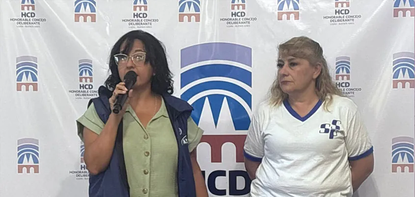 Karina López en el Concejo